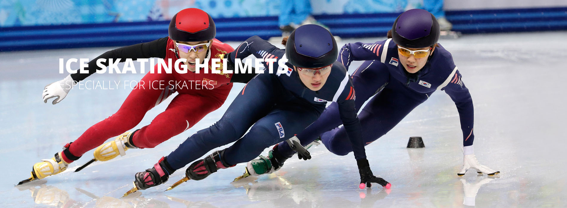 ice skating helmet banner