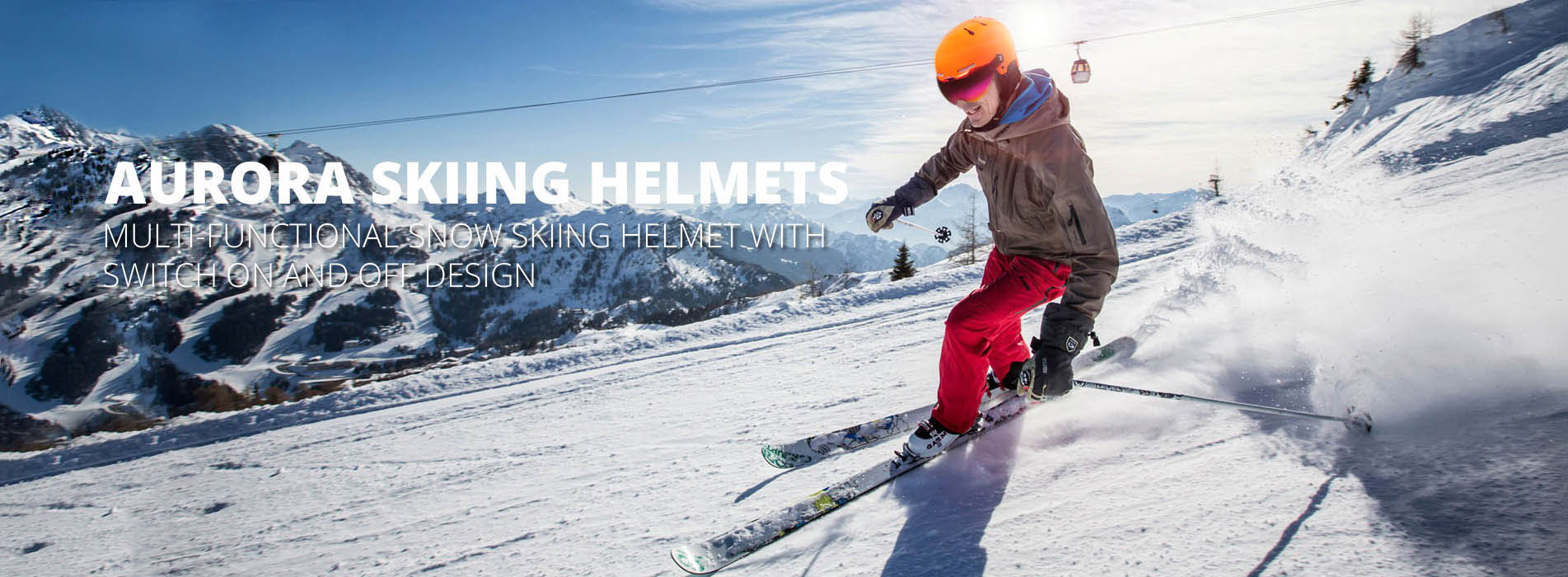 ski helmet banner