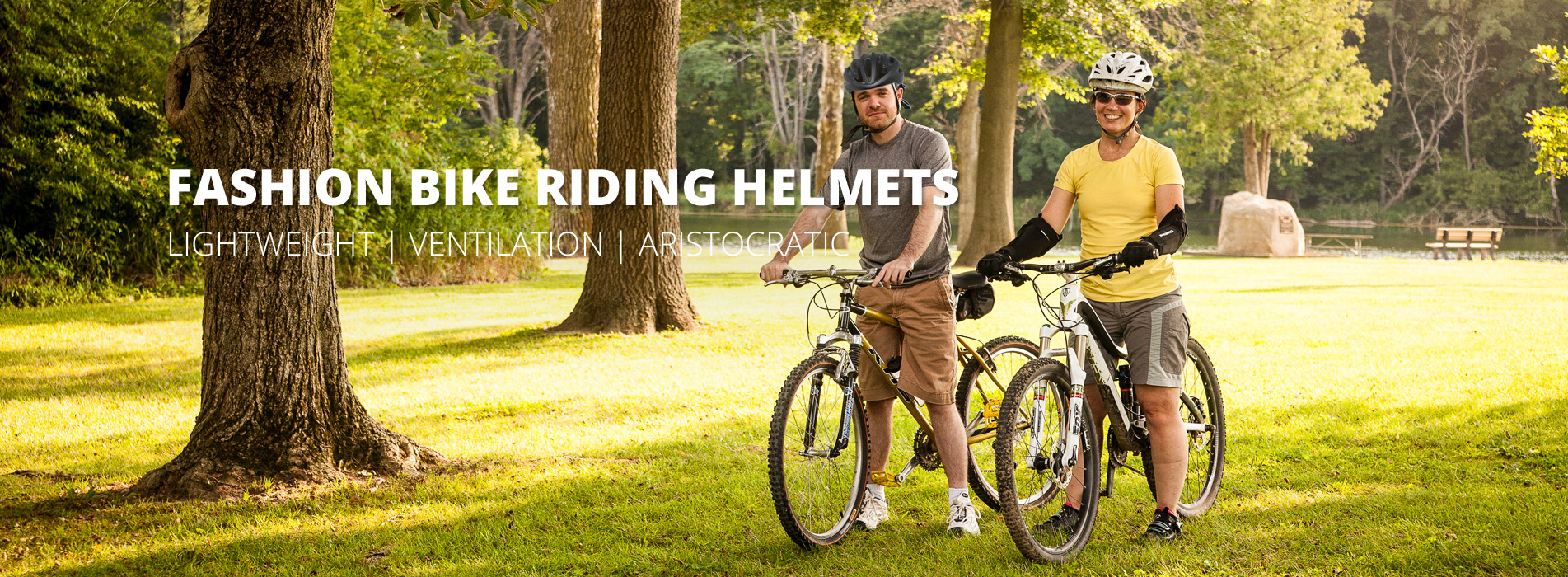 bike riding helmets AU-037 banner