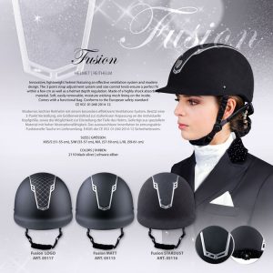 elegant equestrian helmet