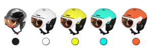 ski race helmets color