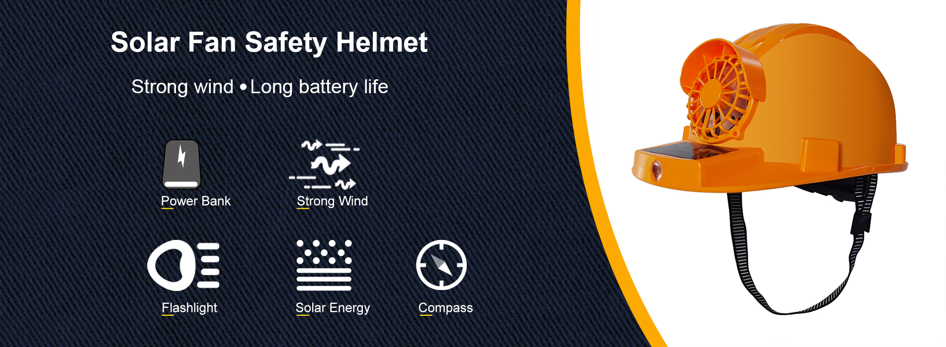 Solar Power Fan PPE Safety Helmet Outdoor Working Safety Hard Hat  Construction Workplace ABS material Protective Cap Powered by Solar Panel -  AURORA SPORTS